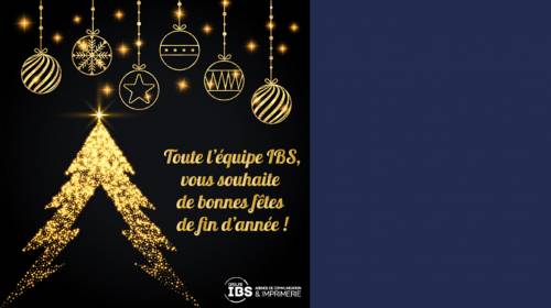 Actualité IBS - Joyeuses Fêtes de fin d'année